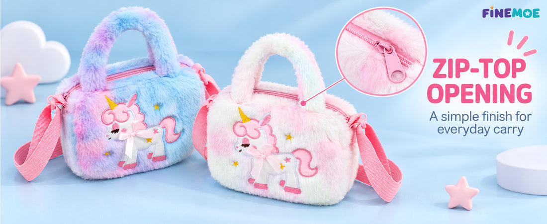Unicorn Sling Bags for Girls – Set of 2