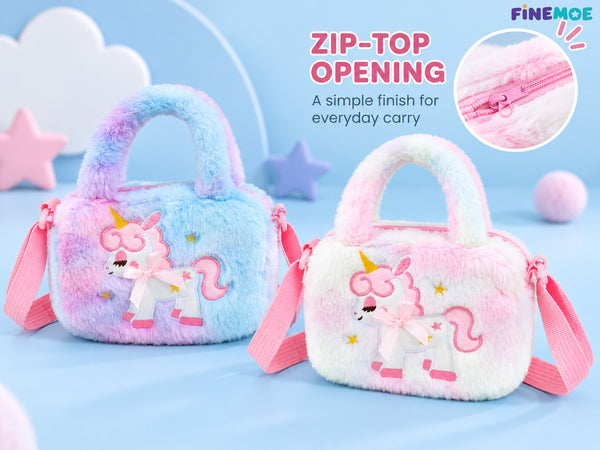 Unicorn Sling Bags for Girls – Set of 2