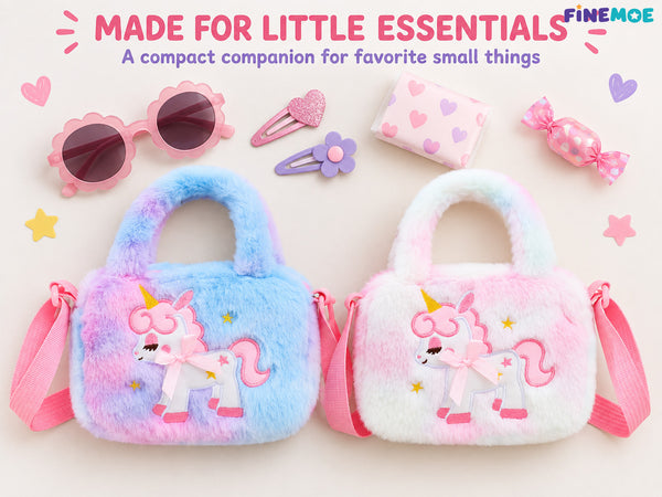 Unicorn Sling Bags for Girls – Set of 2