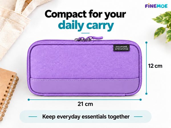 Book-Style Pencil Case – Mesh and Phone Pocket