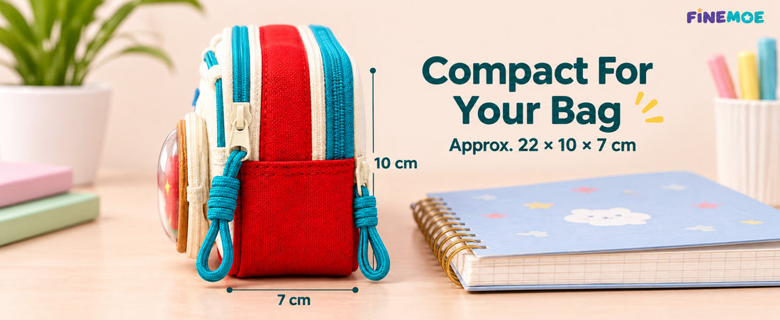 Patch Pencil Pouch – Removable Patches, Holds 55 Pens