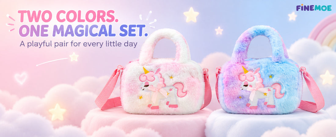 Unicorn Sling Bags for Girls – Set of 2