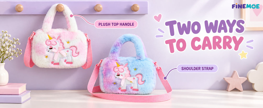 Unicorn Sling Bags for Girls – Set of 2