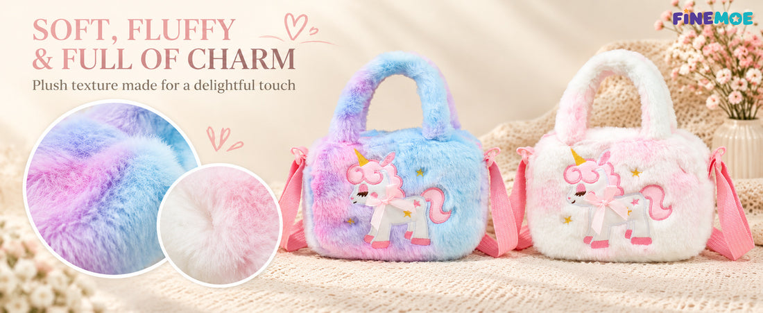 Unicorn Sling Bags for Girls – Set of 2