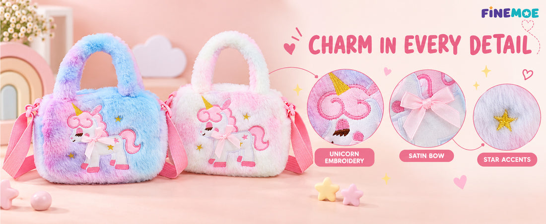 Unicorn Sling Bags for Girls – Set of 2