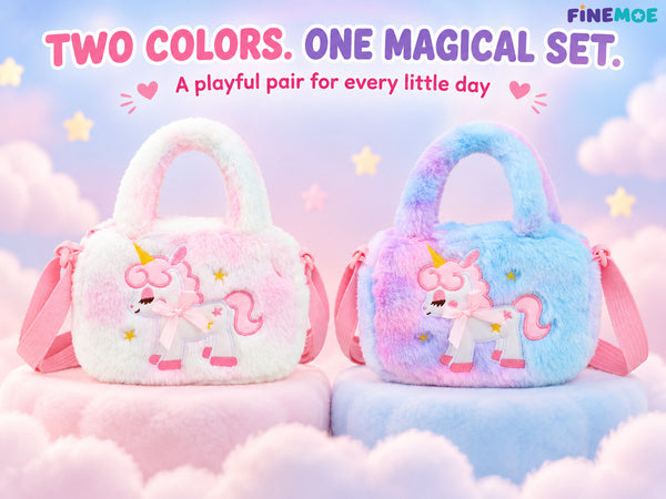 Unicorn Sling Bags for Girls – Set of 2
