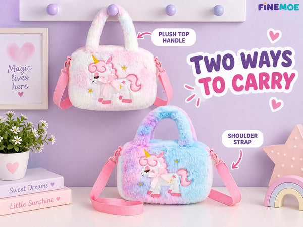 Unicorn Sling Bags for Girls – Set of 2