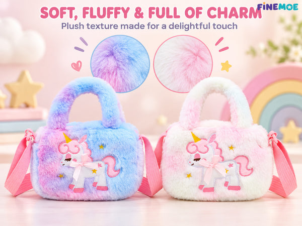 Unicorn Sling Bags for Girls – Set of 2