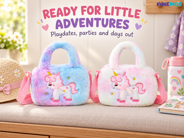 Unicorn Sling Bags for Girls – Set of 2