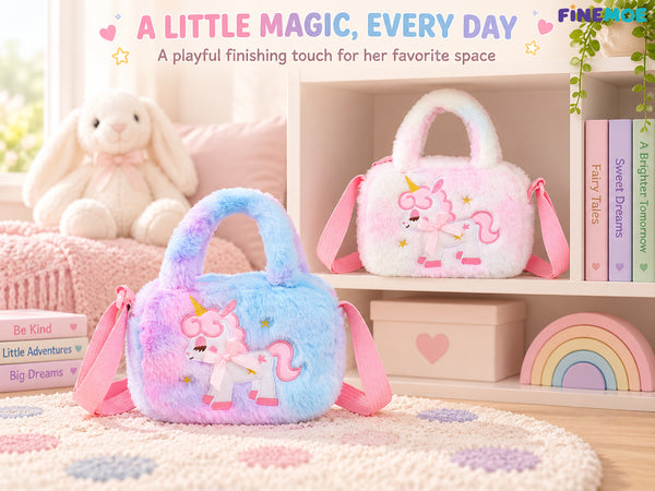 Unicorn Sling Bags for Girls – Set of 2