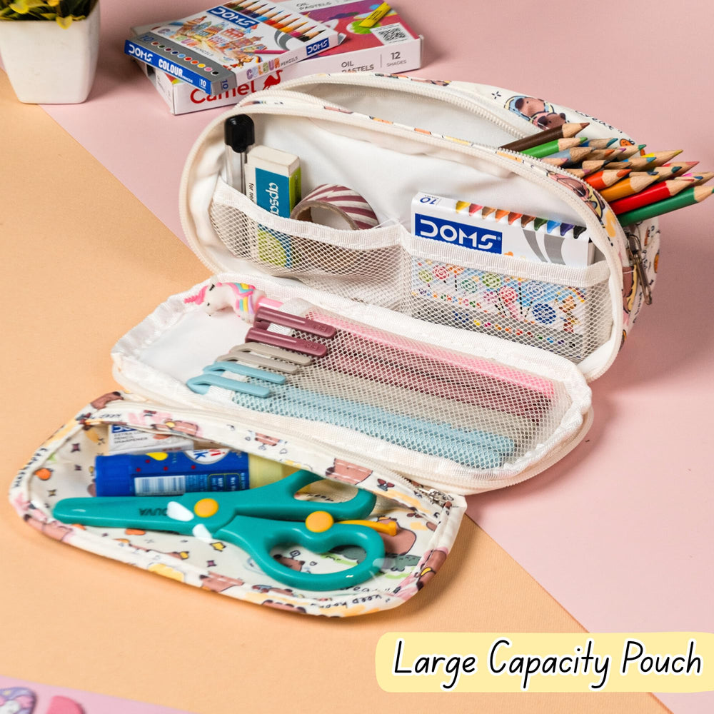 Capybara Pencil Pouch – Large Capacity Cute Organizer - Finemoe