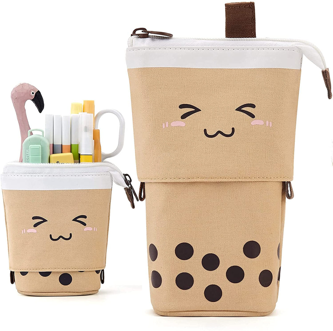 Cute Boba Pencil Case - in Multiple Colours - Finemoe
