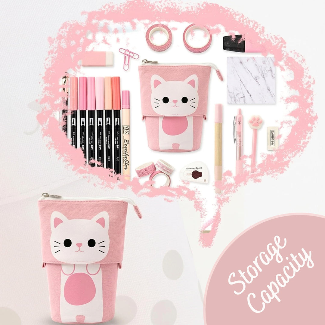 Cute Boba Pencil Case - in Multiple Colours - Finemoe
