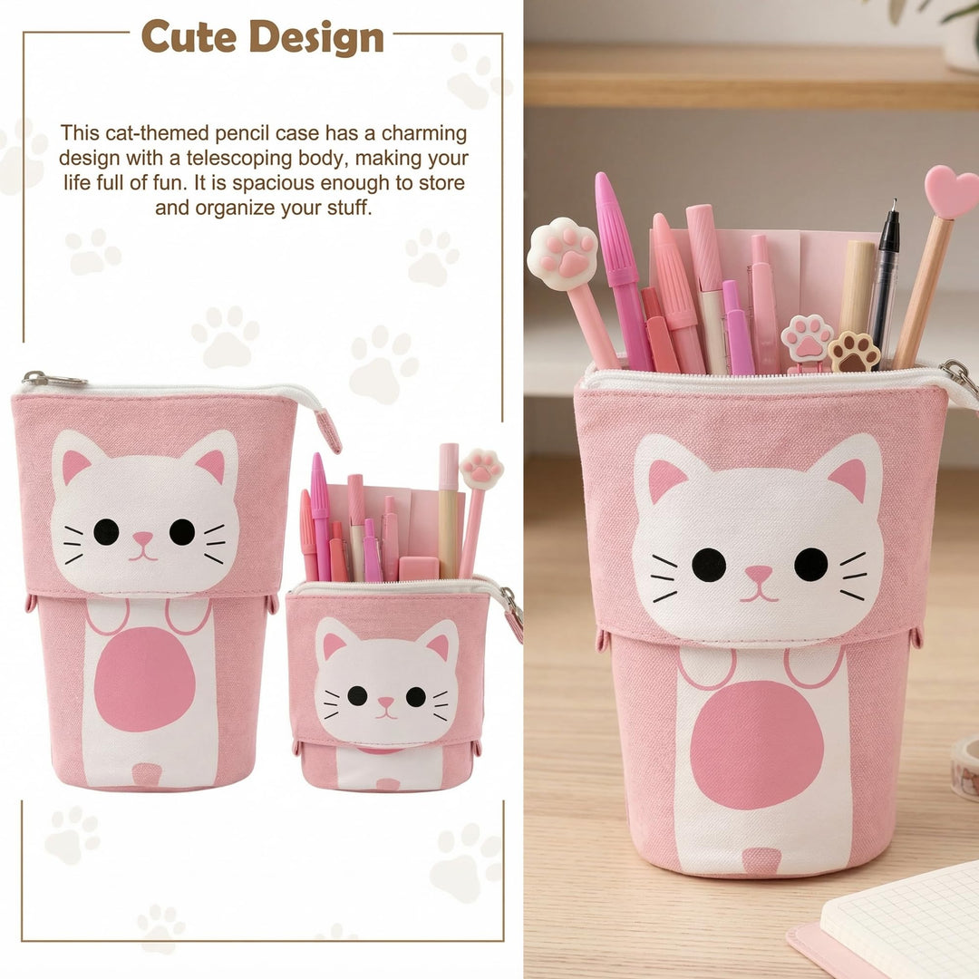 Cute Boba Pencil Case - in Multiple Colours - Finemoe