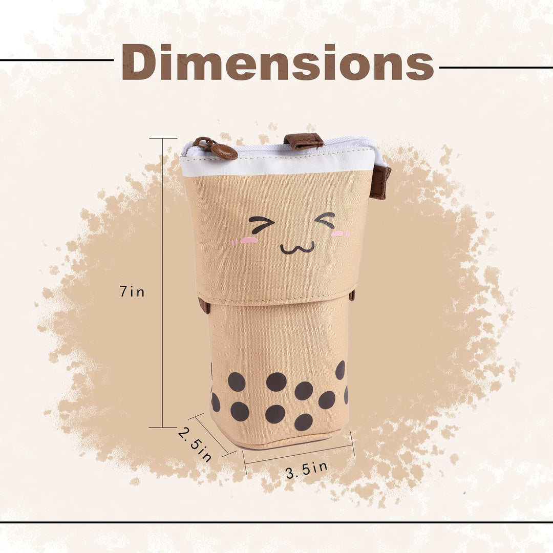 Cute Boba Pencil Case - in Multiple Colours - Finemoe