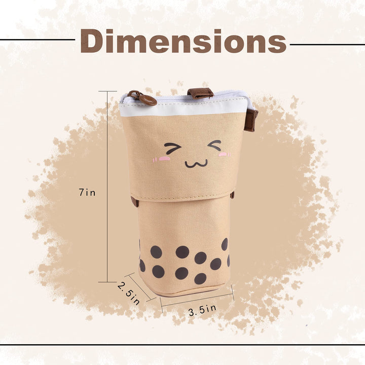 Cute Boba Pencil Case - in Multiple Colours - Finemoe