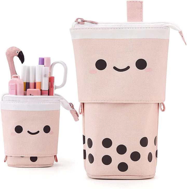 Cute Boba Pencil Case - in Multiple Colours - Finemoe