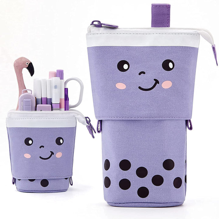 Cute Boba Pencil Case - in Multiple Colours - Finemoe