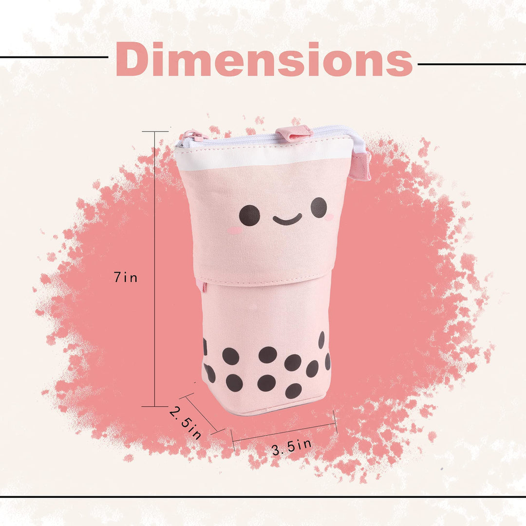 Cute Boba Pencil Case - in Multiple Colours - Finemoe