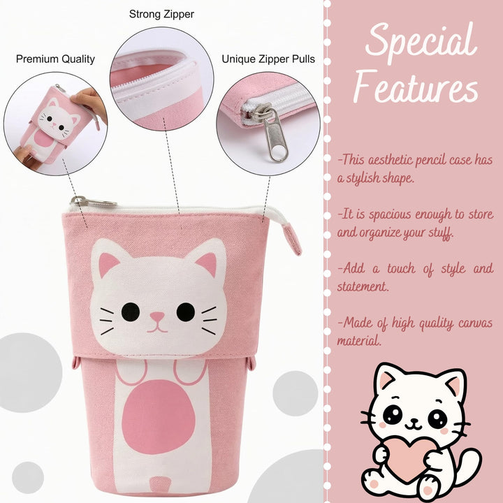 Cute Boba Pencil Case - in Multiple Colours - Finemoe