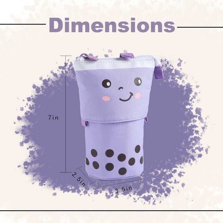 Cute Boba Pencil Case - in Multiple Colours - Finemoe