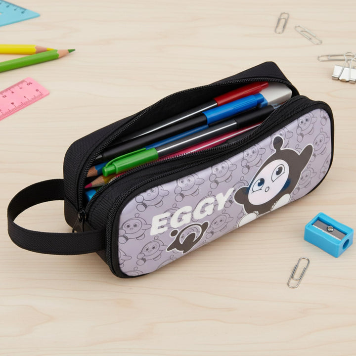 Cute Eggy Pencil Pouch – Aesthetic Multipurpose Organizer - Finemoe