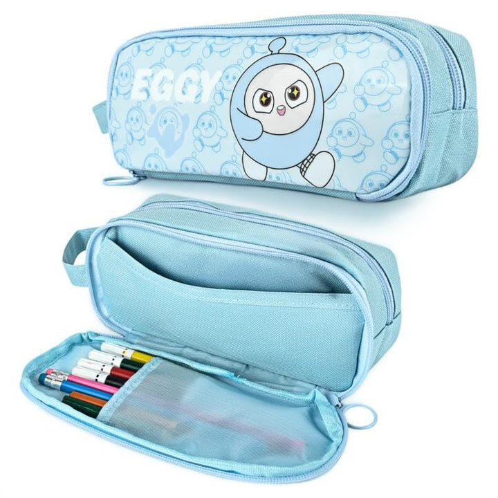 Cute Eggy Pencil Pouch – Aesthetic Multipurpose Organizer - Finemoe