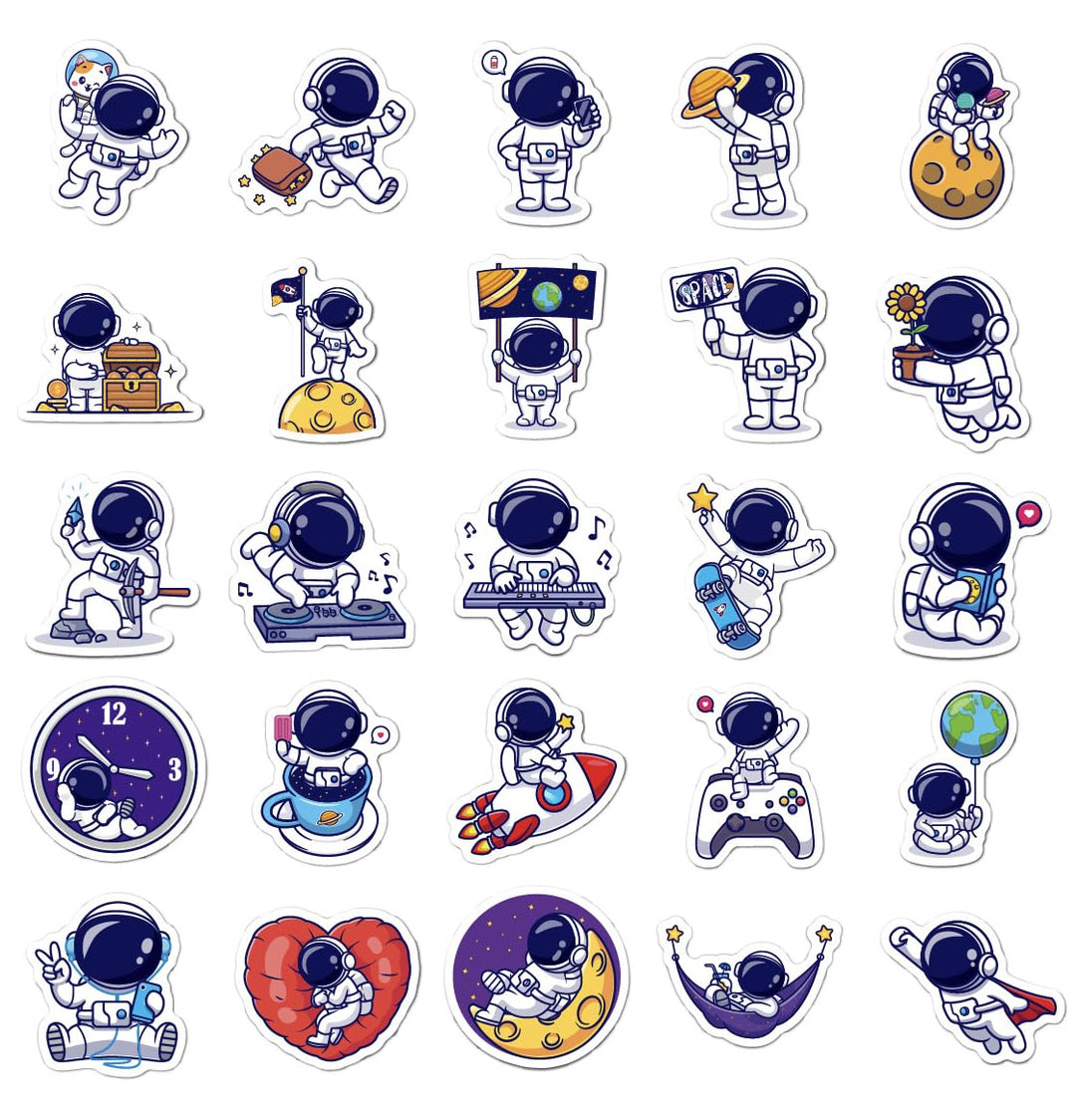 Cute Vinyl Stickers Pack – Waterproof &amp; Self - Adhesive - Finemoe