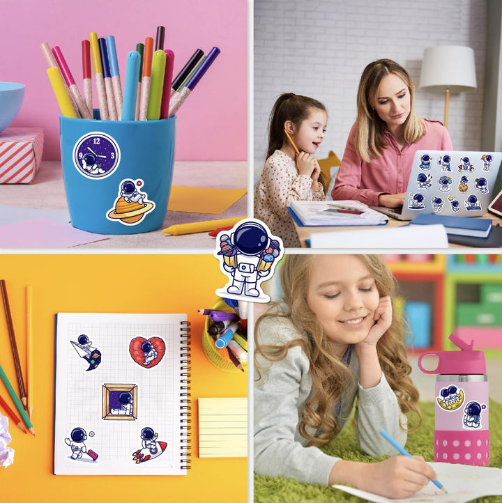 Cute Vinyl Stickers Pack – Waterproof &amp; Self - Adhesive - Finemoe