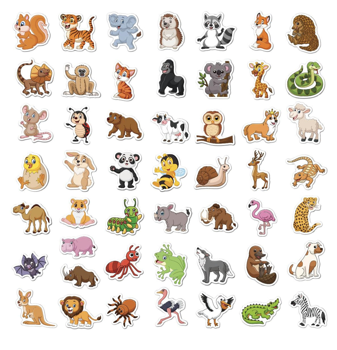 Cute Vinyl Stickers Pack – Waterproof &amp; Self - Adhesive - Finemoe