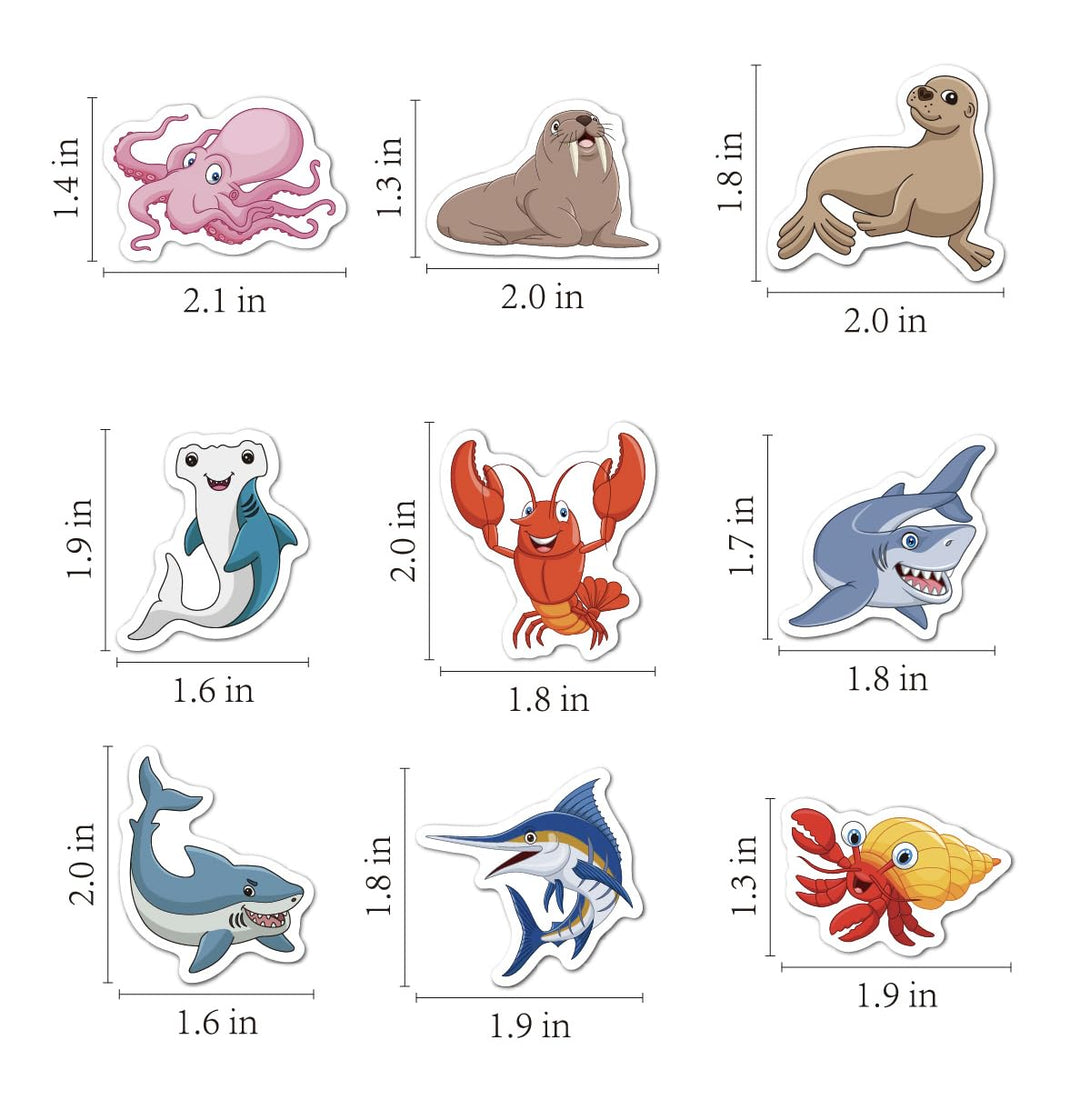 Cute Vinyl Stickers Pack – Waterproof &amp; Self - Adhesive - Finemoe