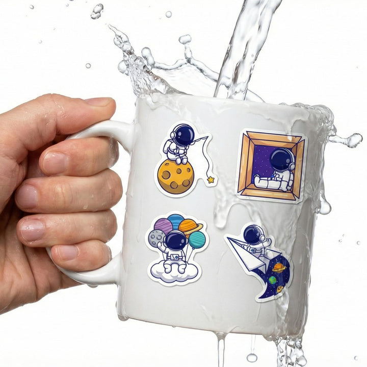 Cute Vinyl Stickers Pack – Waterproof &amp; Self - Adhesive - Finemoe