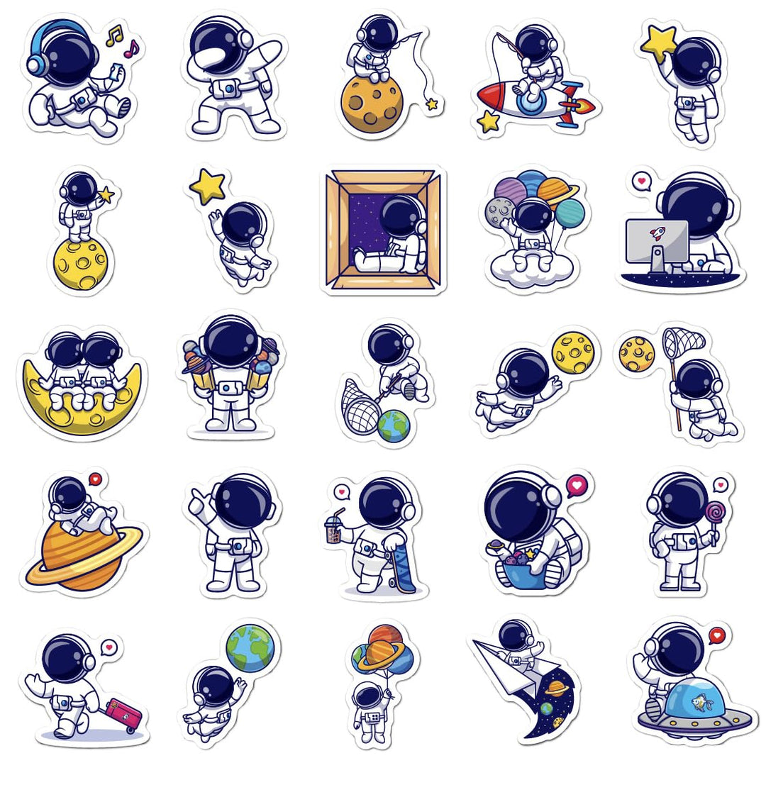Cute Vinyl Stickers Pack – Waterproof &amp; Self - Adhesive - Finemoe