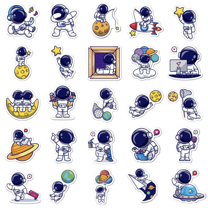 Cute Vinyl Stickers Pack – Waterproof &amp; Self - Adhesive - Finemoe