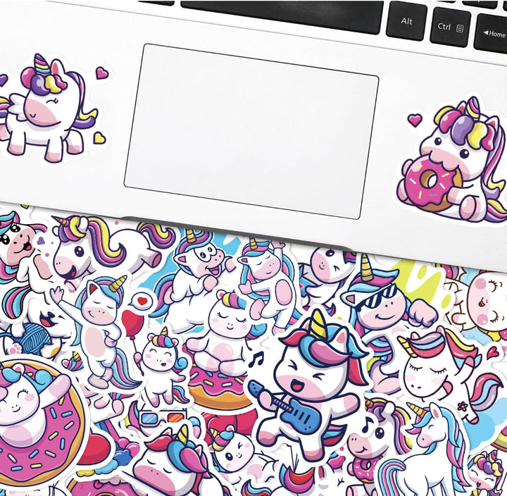 Cute Vinyl Stickers Pack – Waterproof &amp; Self - Adhesive - Finemoe