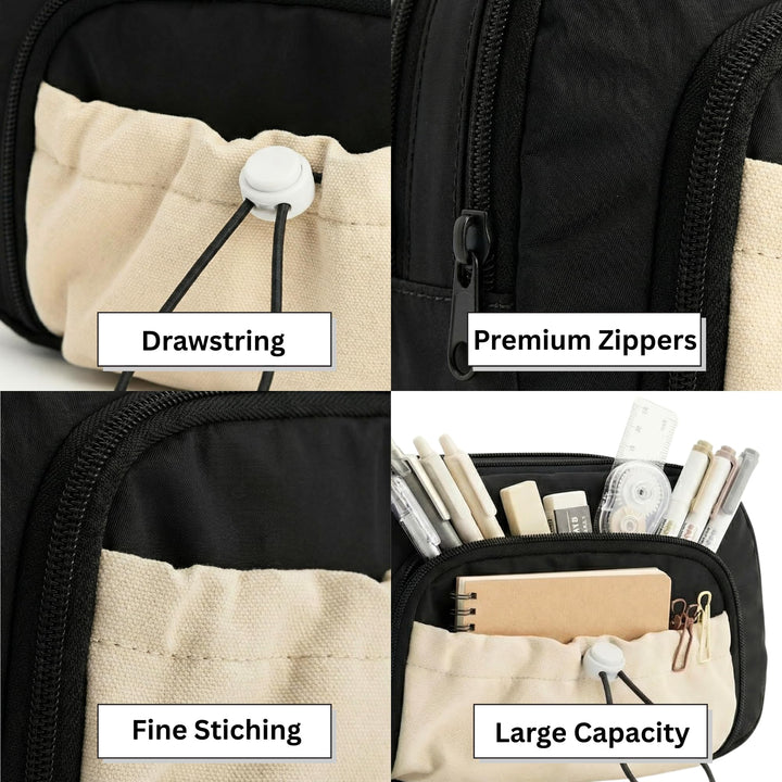 Drawstring Pencil Case – Multi - Color Options - Finemoe