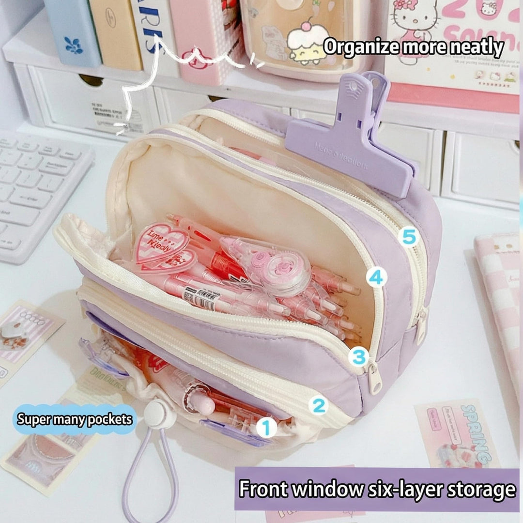 Drawstring Pencil Case – Multi - Color Options - Finemoe