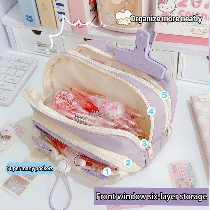 Drawstring Pencil Case – Multi - Color Options - Finemoe
