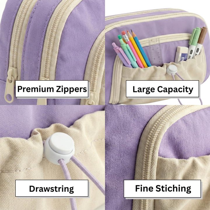 Drawstring Pencil Case – Multi - Color Options - Finemoe
