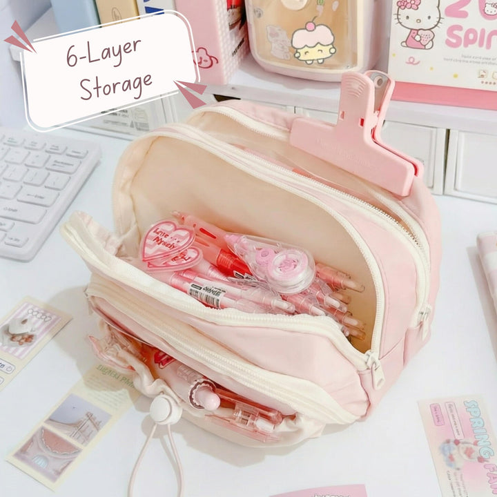 Drawstring Pencil Case – Multi - Color Options - Finemoe