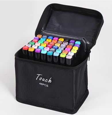 Dual Tip Alcohol Marker Set – (24, 36 or 48 Colors) - Finemoe