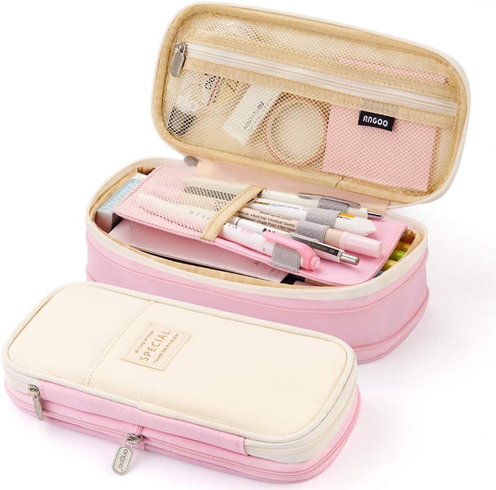 Large Pencil Case – in Multiple Colors - Finemoe
