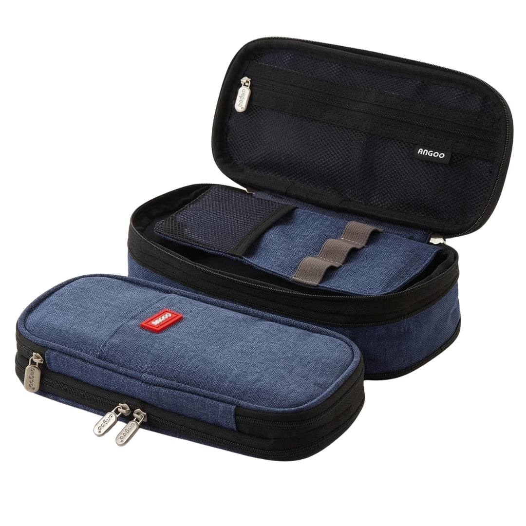 Large Pencil Case – in Multiple Colors - Finemoe