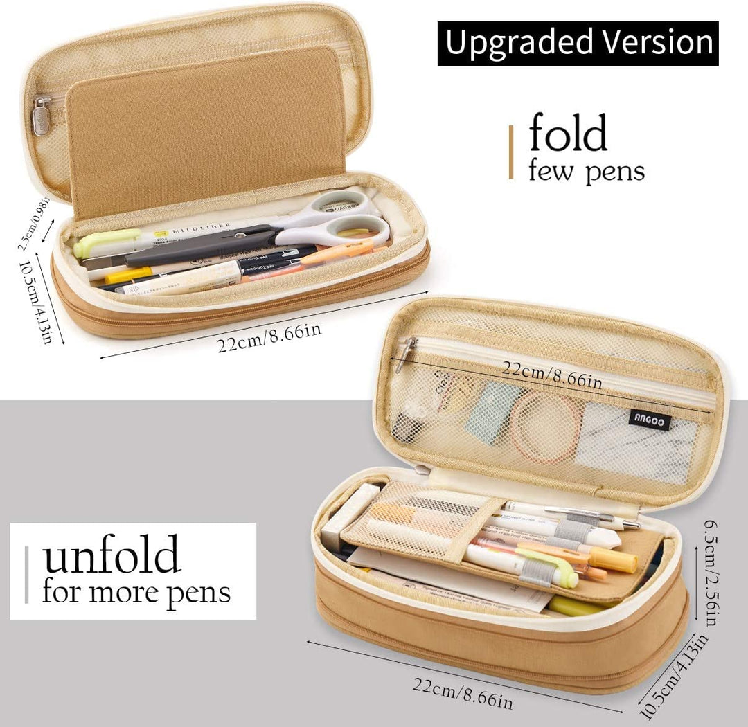 Large Pencil Case – in Multiple Colors - Finemoe