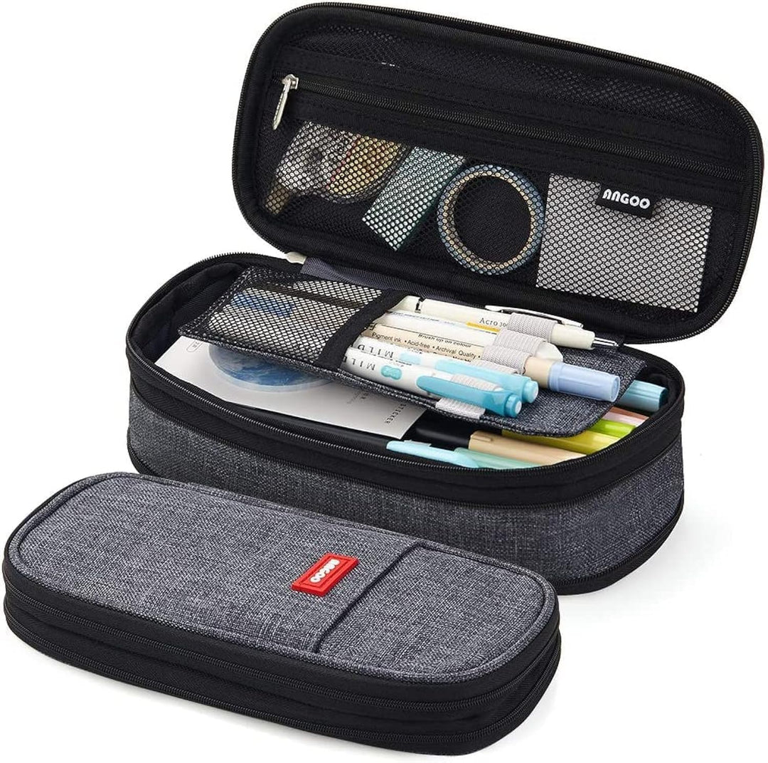 Large Pencil Case – in Multiple Colors - Finemoe