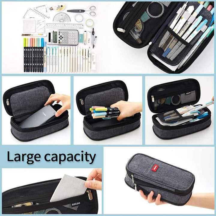 Large Pencil Case – in Multiple Colors - Finemoe