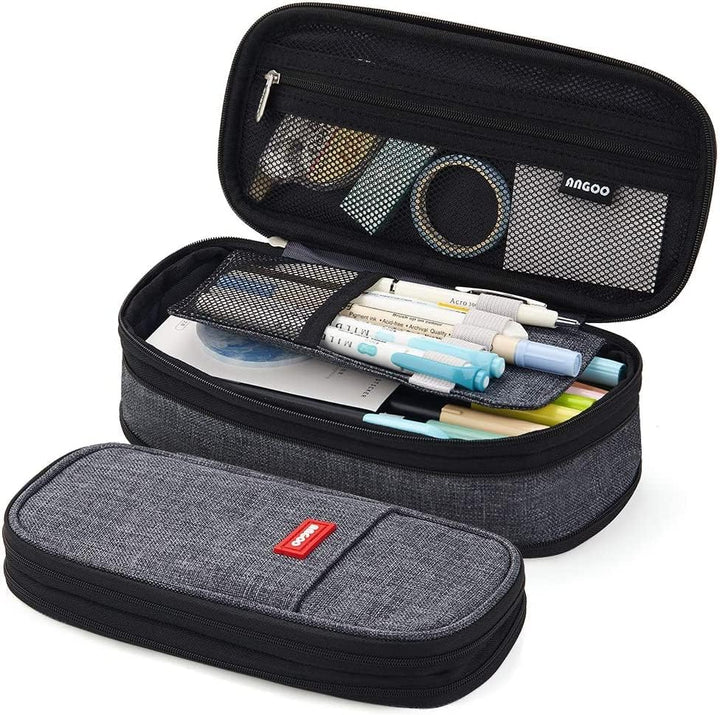 Large Pencil Case – in Multiple Colors - Finemoe