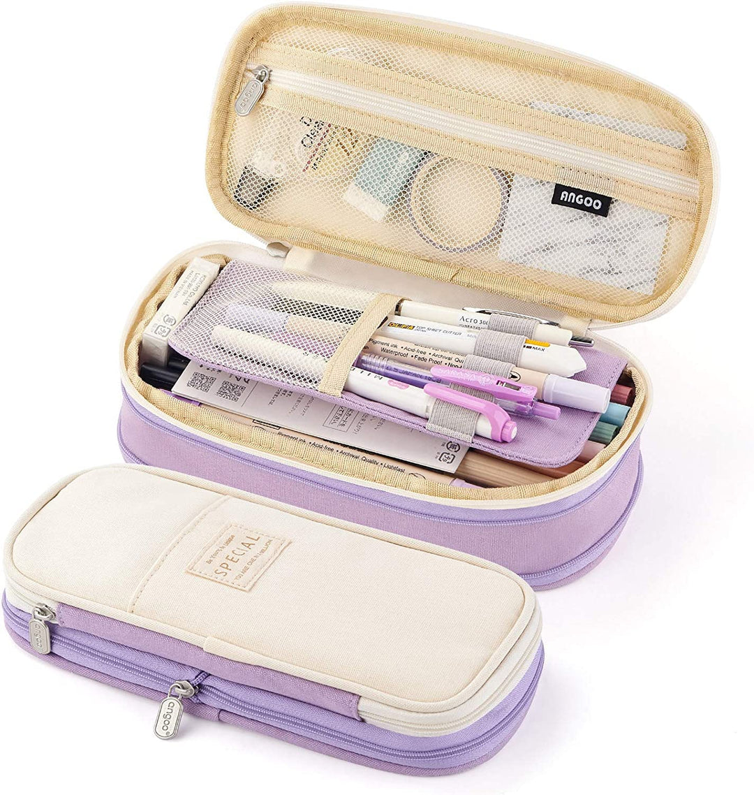 Large Pencil Case – in Multiple Colors - Finemoe