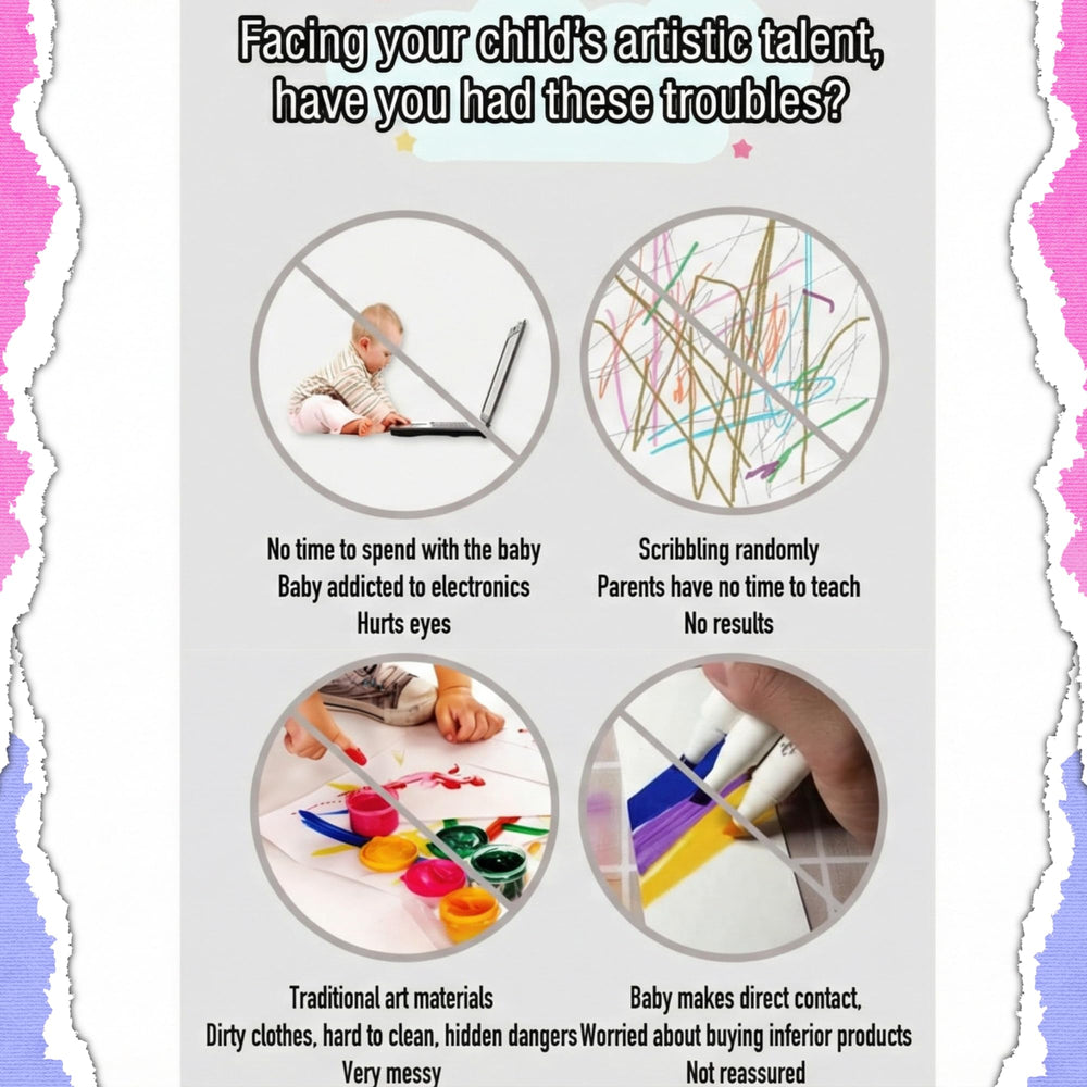 Magic Water Painting Book for Kids – Reusable Coloring Book (Multiple Themes) - Finemoe