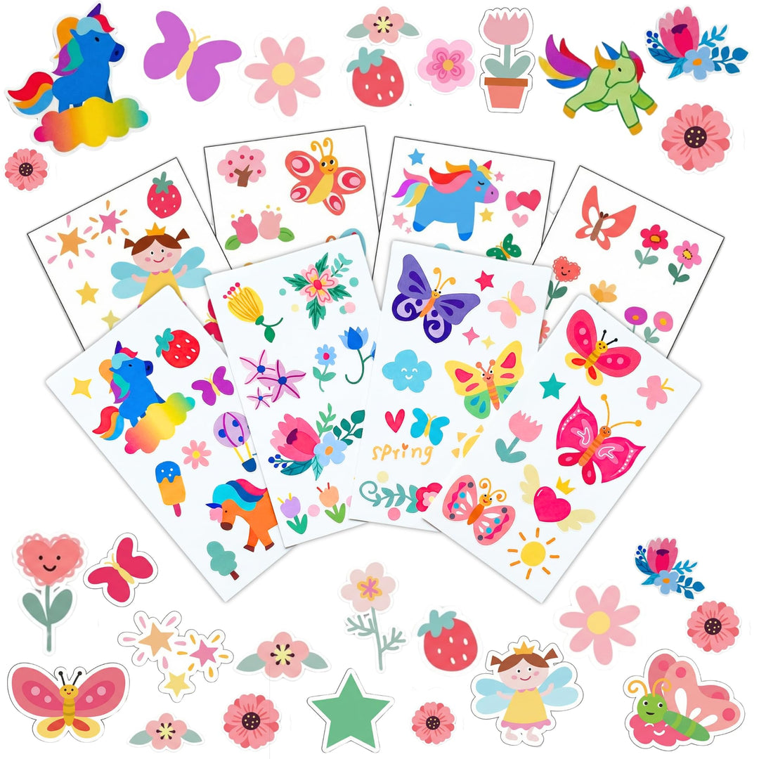 Temporary Tattoo Stickers for Kids – Waterproof Set (30 Pcs) - Finemoe